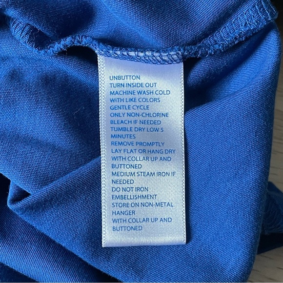 Southern Tide Blue Short Sleeve Polo Shirt - 35489 - Picture 12 of 12